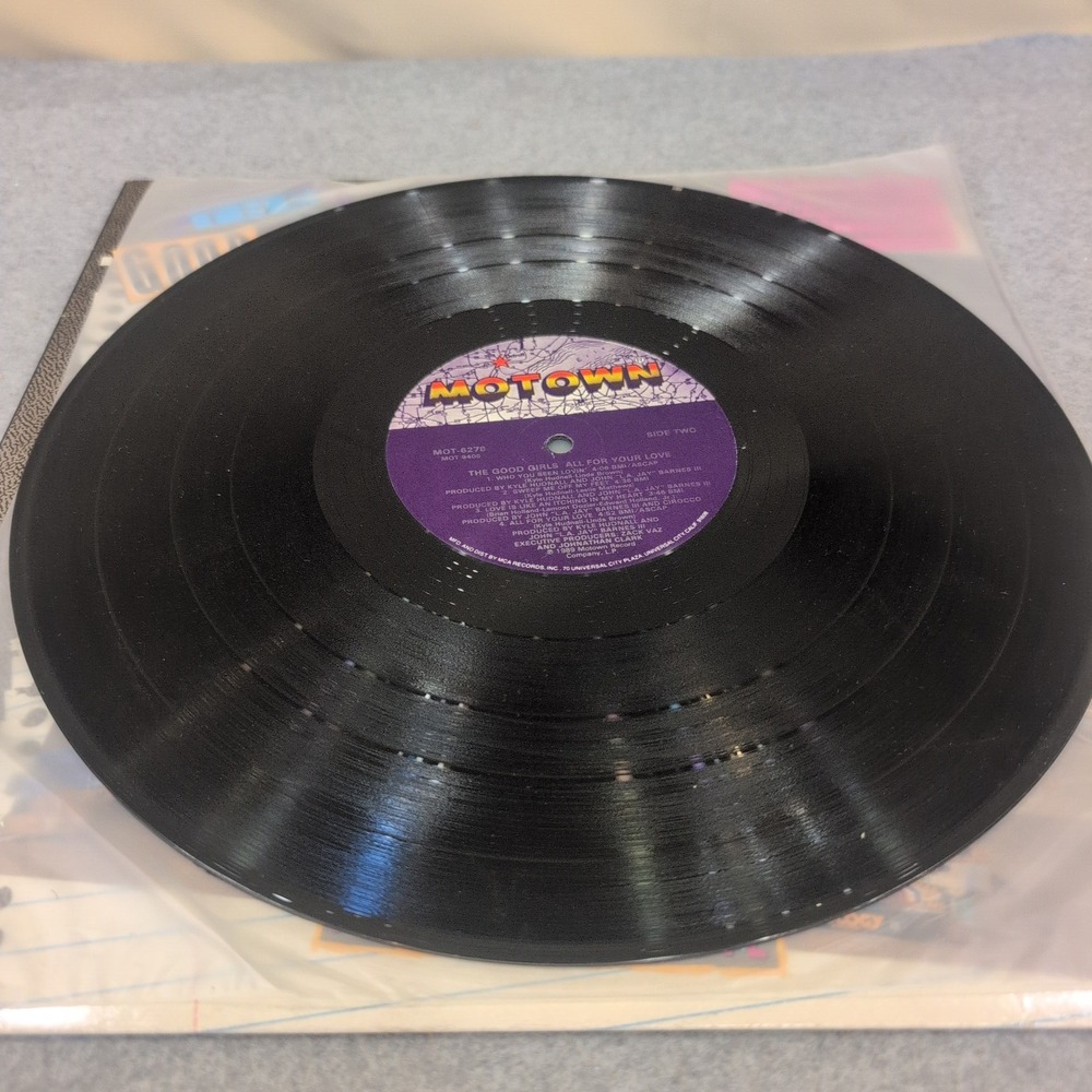 The Good Girls All For Your Love Vinyl LP Motown 1989 MOT-6278 New Jack Swing - Picture 7 of 8
